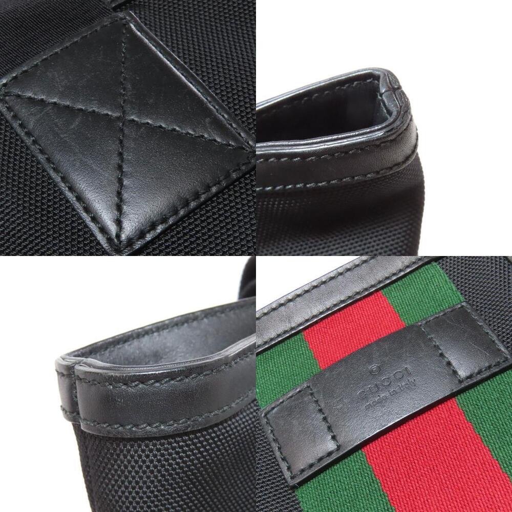 Gucci Sherry Line Shoulder Bag black techno leather - Picture 8 of 11